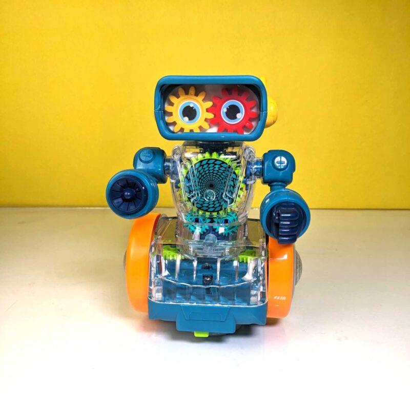 Cute Robot with Moving Gears and Music - Image 3