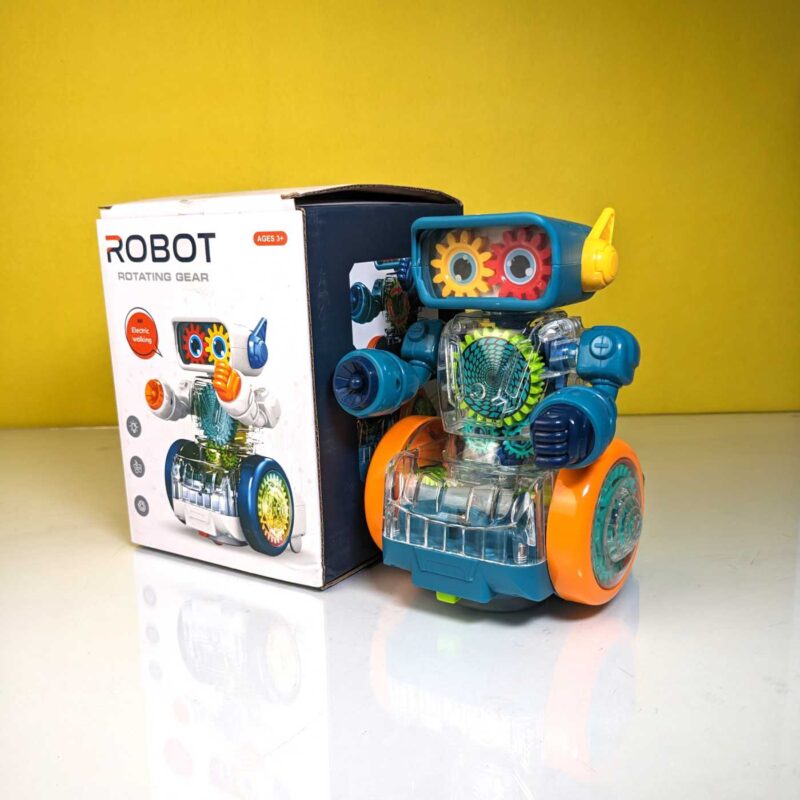 Cute Robot with Moving Gears and Music - Image 4