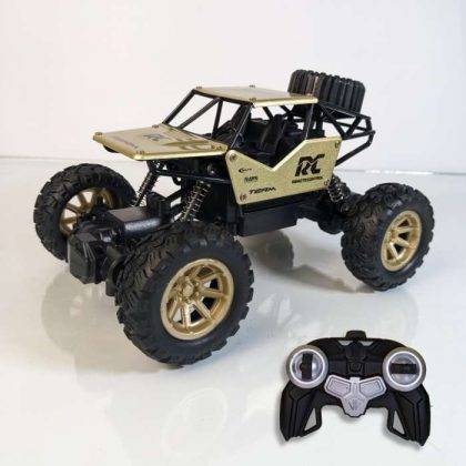 RC Rock Crawler Jeep with Big Tires and Suspension
