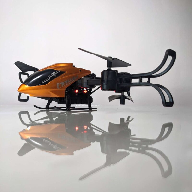 2 in 1 Foldable RC Helicopter and Drone - Image 2