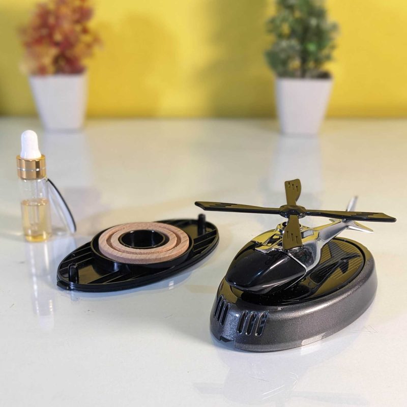 Solar Powered Helicopter - Car Air Freshener - Image 4