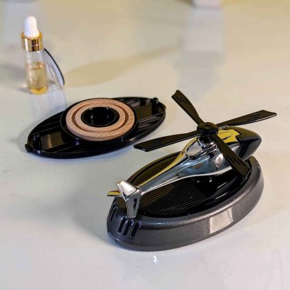 Solar Powered Helicopter - Car Air Freshener